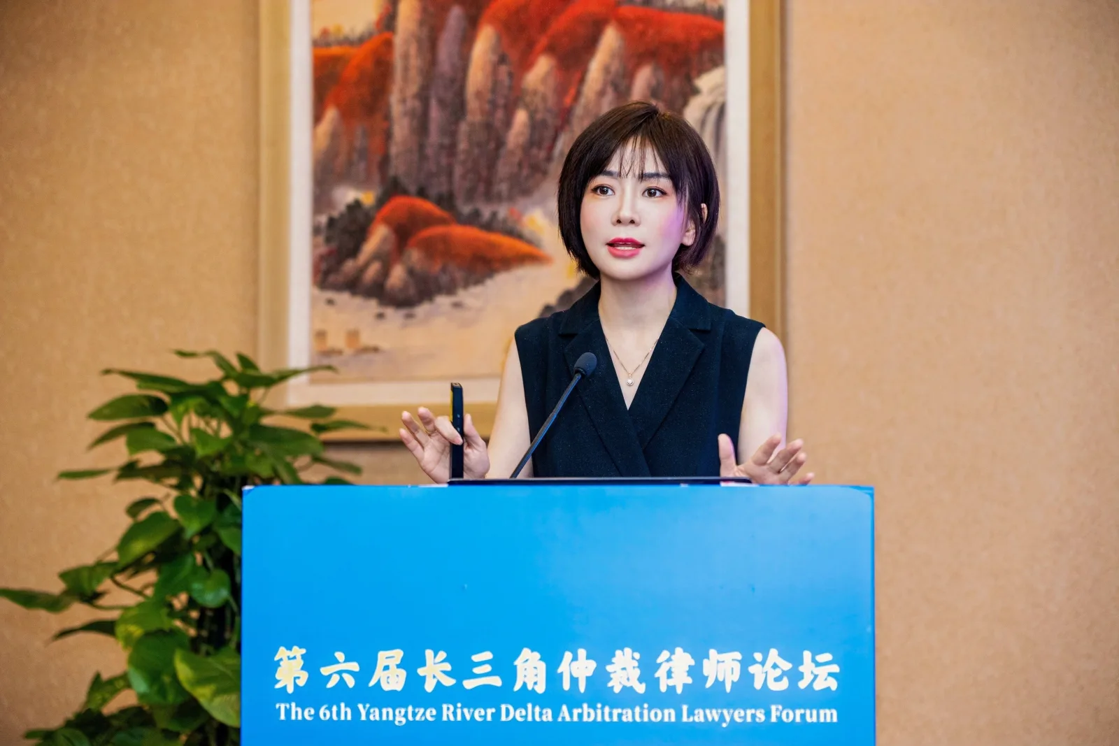 费丹丹律师在长三角仲裁律师论坛发言