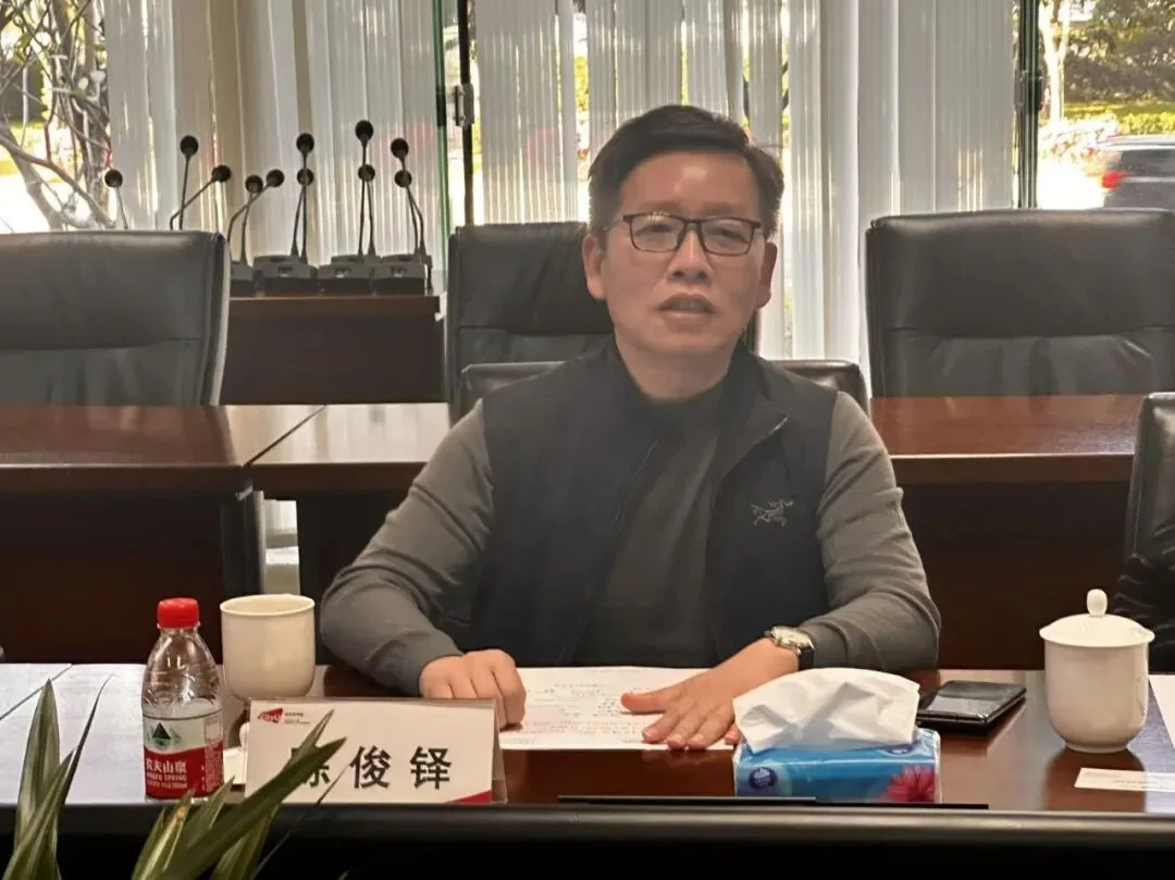 Chen Junduo outlining the institute’s work and opportunities for cooperation